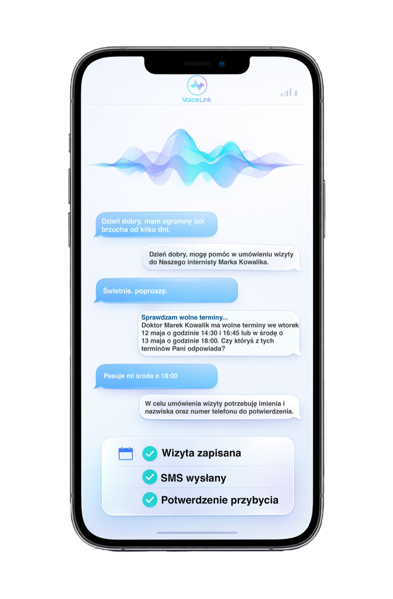 VoiceLink — inteligentna recepcja głosowa